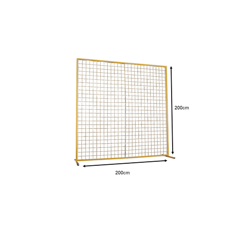 Square Grid Backdrop Wall