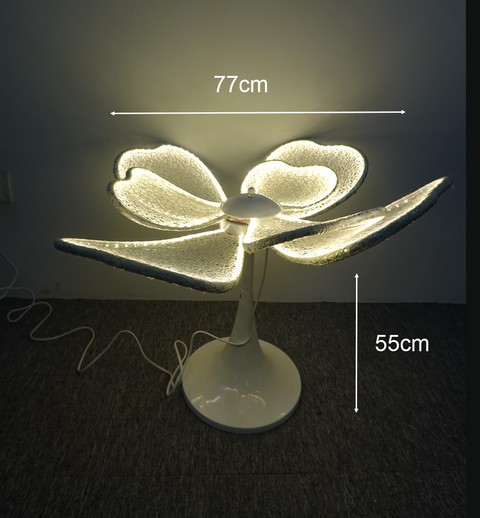 Silk Flower Lamp