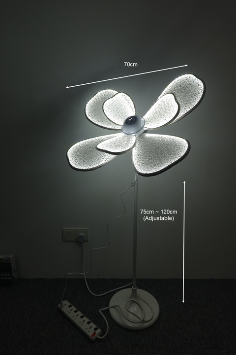 Silk Flower Lamp