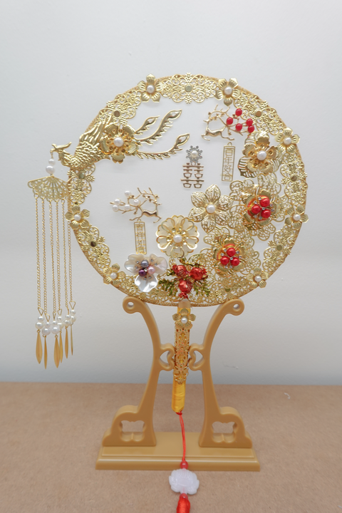 Wedding Bridal Bouquet Fan
