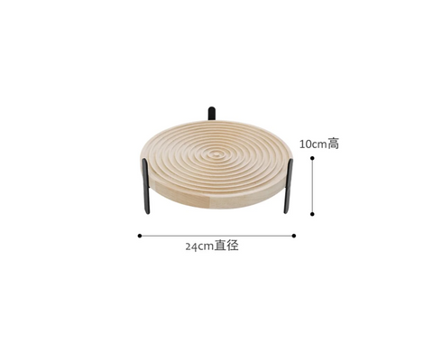 Wooden Dessert Plate