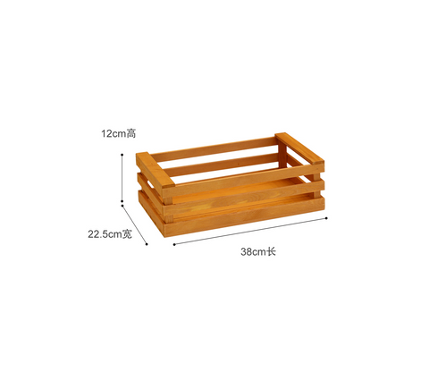 Wooden Basket Stand