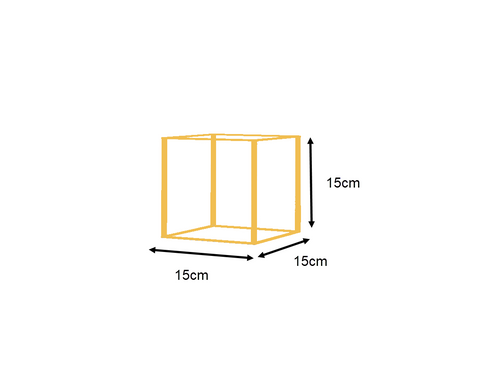 Metal Floor Stand Square