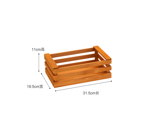 Wooden Basket Stand