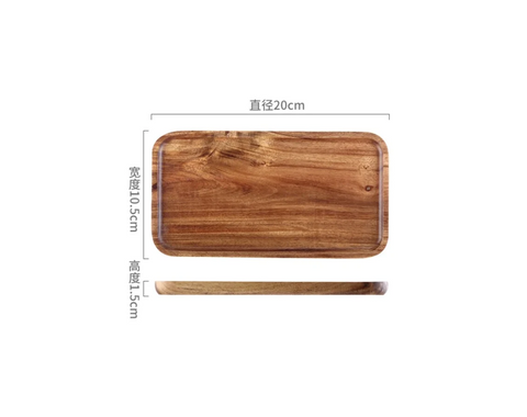 Wooden Dessert Tray