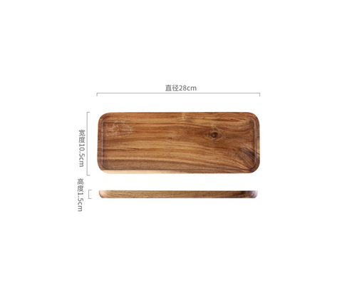 Wooden Dessert Tray