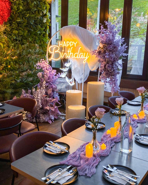 Stylish Birthday Celebration Setup