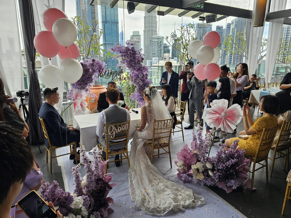 Elegant Rooftop Wedding Solemnization