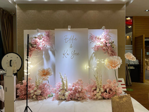 Eddie & Ka Yee’s Wedding Backdrop