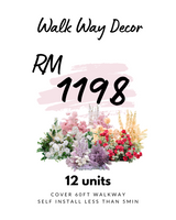 Walkway Decoration Package 60ft (Without Lighting)