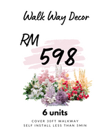 Walkway Decoration Package 30ft (Without Lighting)