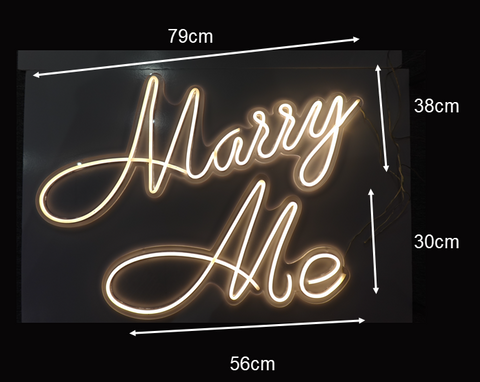 LED Lighting "Marry Me"