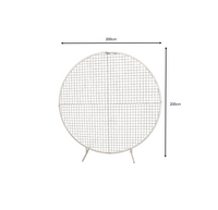 Round Grid Backdrop Wall